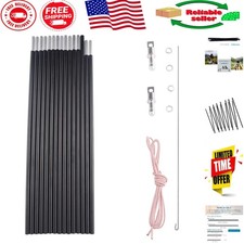 Revive Your Tent with Our 20ft Lightweight Aluminum Pole Easy Installation Kit