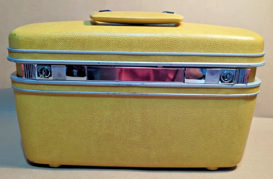 Estuche Tren Amarillo Lado Rígido Samsonite Silhouette De Colección Foto 3 de 4