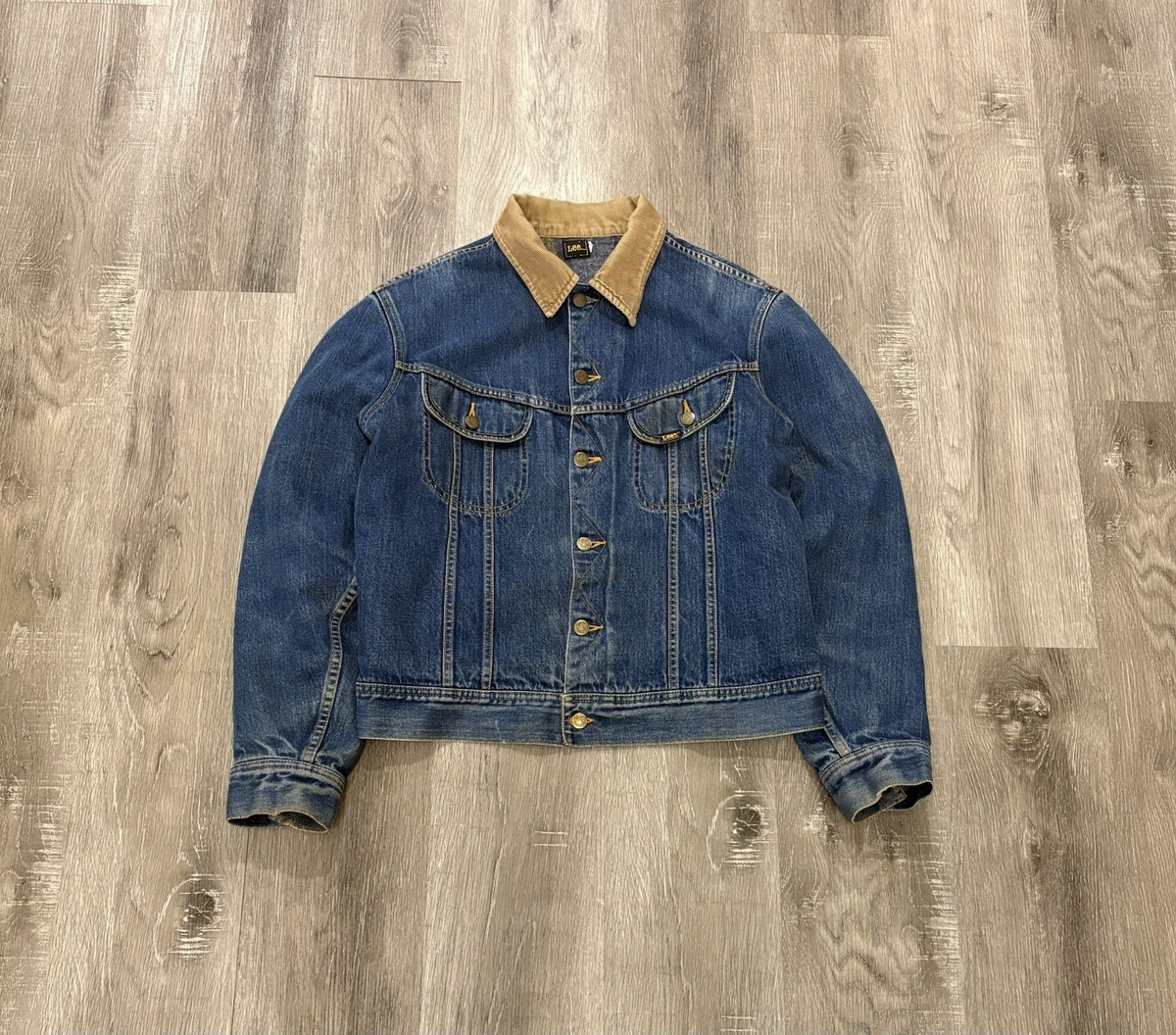 Vintage 80s Lee Storm Rider Denim Jacket Blanket Lined USA Trucker Vintage 80s Lee Storm Rider Denim Jacket Blanket Lined USA Trucker