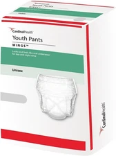 Cardinal Health Youth Pants S/M Unisex 4 packs 17 per pack 68 total underwear