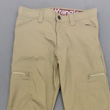 Wrangler Men's Khaki 30x32 Performance Cargo Pants Outdoor Flex Waist 10NW788FR