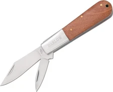 Rite Edge Wood Handle Barlow Pocket Knife 2 Folding Blades 210601