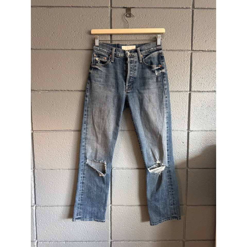 Women's MOTHER Superior The Tomcat Seriously, Truce Straight Leg Jeans size 24 - Image 2 of 4