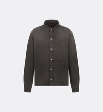 DIOR Black Denim Overshirt Size 44 XS