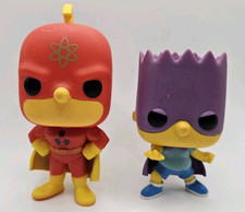 Funko Pop! Figuras sueltas de Bartman 503 y Hombre Radioactivo 496 Los Simpson fuera de caja