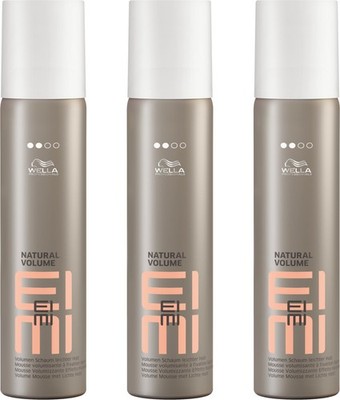 Wella Eimi Natural Volume Schaumfestiger 3x75 ml