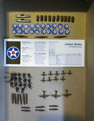 AXIS & ALLIES Spring 1942 United States Replacement Game Pieces (LOT OF 77) 1987