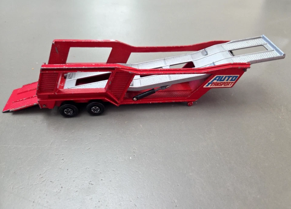 Vintage Matchbox Superking K-10 Auto Car Transporter Trailer 1976 LESNEY England - Image 4 of 4