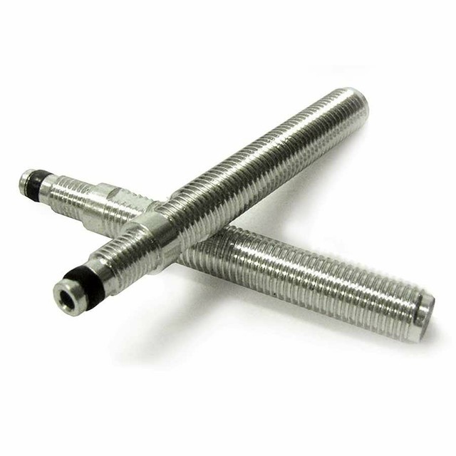 Stans No Tubes Pair of 40mm Threaded Presta Valve Extenders for sale online