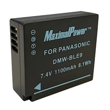 Refuelergy For Panasonic DMW-BLE9 Camera Battery DMC-GF3CK DMC-GF3CW DMC-GF5XW