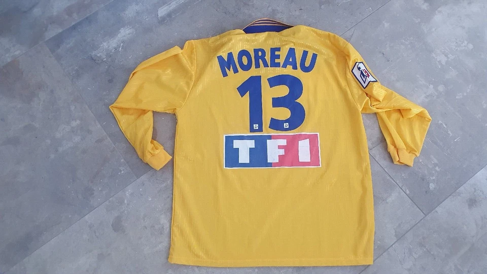 MAILLOT ADIDAS SC TOULON VAR PORTE COUPE DE LA LIGUE 1996/97 FABRICE MOREAU - Photo 3/3