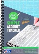 The Superior Register'S Premium Check Book Register & Debit Card Ledger Notebook