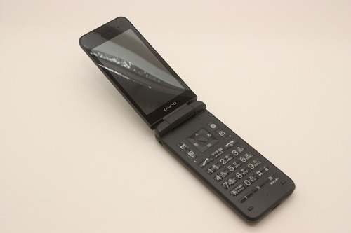 "Near MINT" Kyocera A202KC DIGNO Black Flip Type Mobile Phone SIM Unlocked - 第 2/13 張圖片
