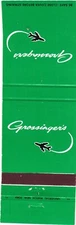 New York Grossinger's Resort A Family A Tradition Vintage Matchbook Cover
