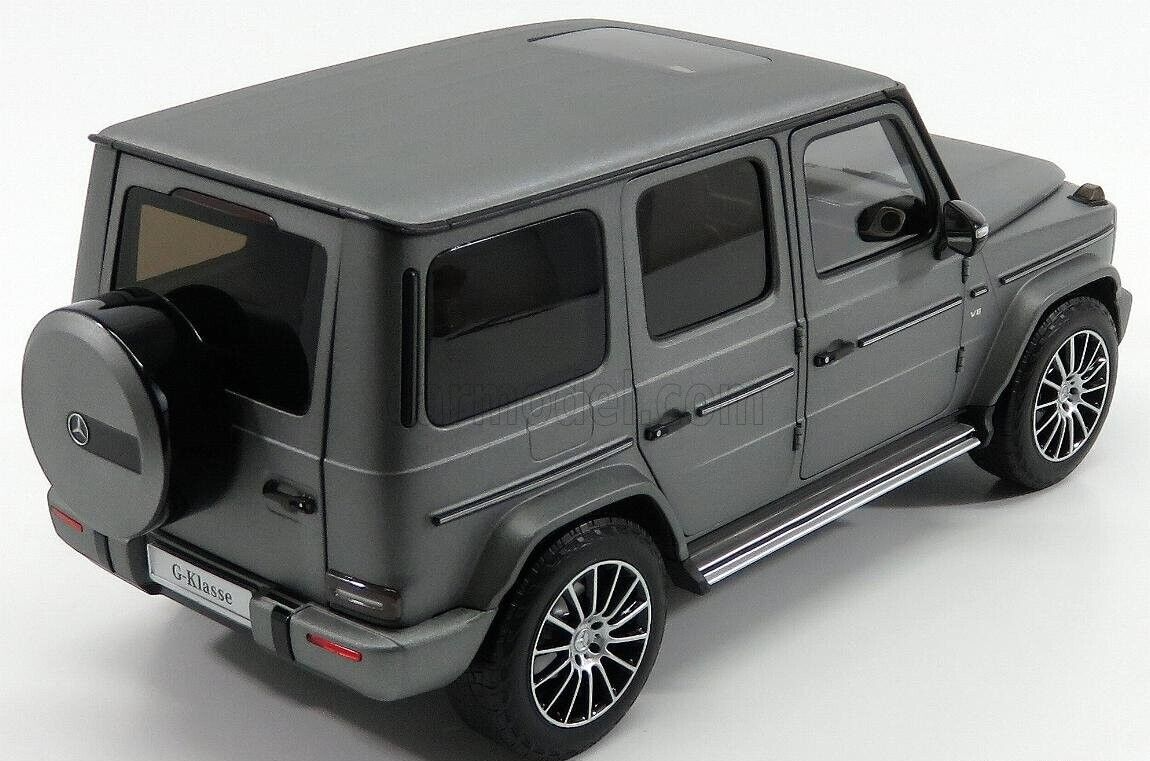 ゲレンデ 1/18Mercedes-Benz G500 Minichamps 2018 MERCEDES BENZ G500 V8 (W463) GREY 1:18