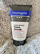Neutrogena Men Razor Defense Exfoliating Shave Face Scrub 4.2 fl oz DISCONTINUED