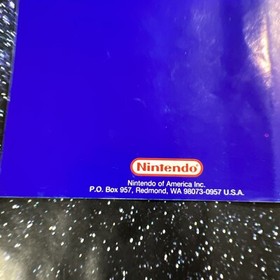 Nintendo NES Cleaning Kit Yellow Instruction Manual Only  1989