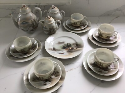 Chinese fine bone china tea set UK