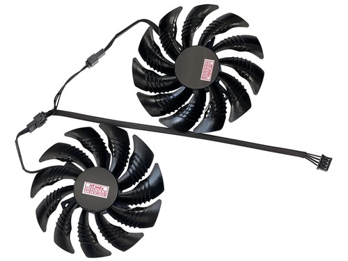 Grafikkartenlüfter Kühler Fan ~88mm kompatibel für GTX 1050 Ti G1 Gaming 4G - Bild 5 von 6