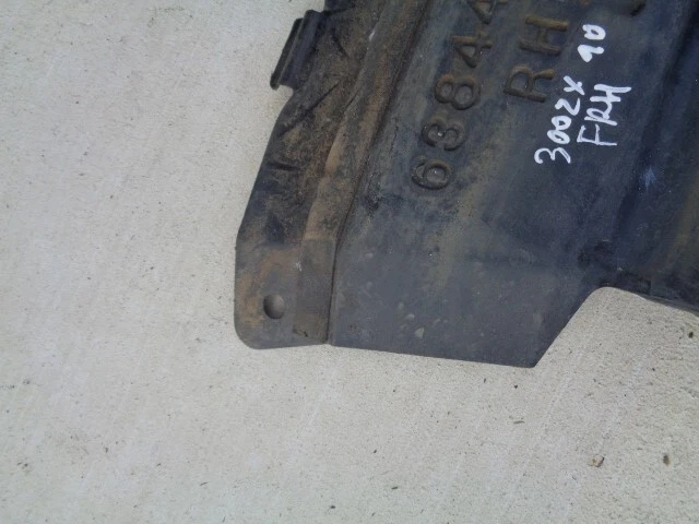 Nissan 300ZX 1990 guardabarros forro protector contra salpicaduras (en la parte trasera) lado del pasajero derecho OEM Foto 4 de 4