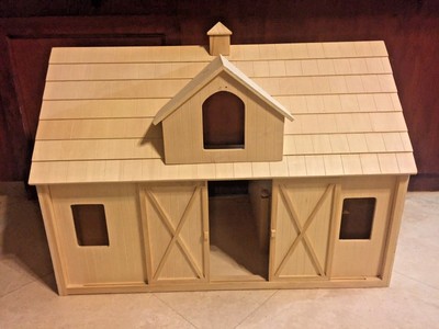 breyer wood horse barn large traditional