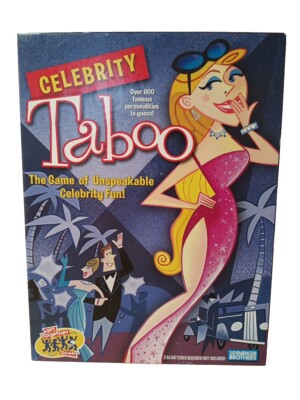 Celebrity Taboo, the Game of Unspeakable Celebrity Fun! Party Game