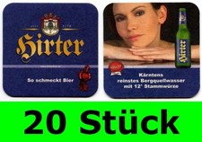 20 Stück Bierdeckel Hirter Bier Micheldorf Österreich Bar Theke Party Tresen