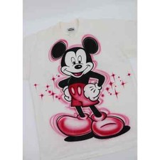 ALYSSA X MICKEY MOUSE MADE IN USA T SHIRT WHITE XL