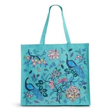 Vera Bradley Authentic Peacock Garden Market Travel Tote NWT Carry On Bag purse