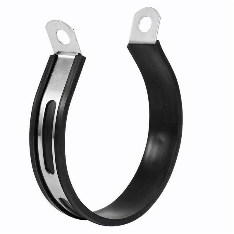 KOlightning Motorcycle Exhaust Muffler Mounting Clamp/Hanger Strap Bracket – Stainless Steel