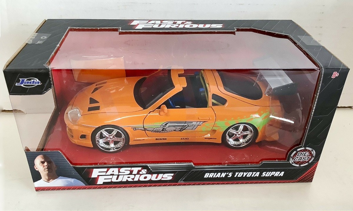 NEW Jada 97168 Fast & Furious Brian's 1995 Toyota Supra 1:24 Scale