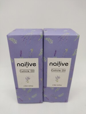 (2) Nailive Nail Cuticle Oil Jojoba Cutical Essence Nails Oil Healing Lavender 