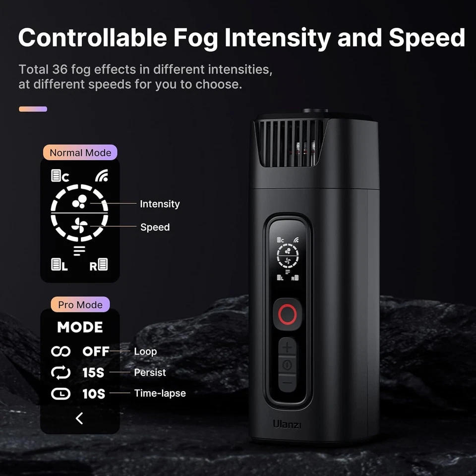 US Ulanzi FM01 FILMOG Ace 40W Portable Fog Machine Smoke Machine Battery Powered - Image 4 of 4