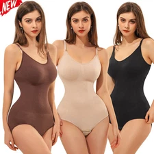 Comfort Fajas Women Bodysuit Shapewear Thong Tummy Control Body Shaper Tank Top