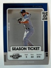 2021 Panini Contenders #5 Corey Seager Optic Los Angeles Dodgers Baseball
