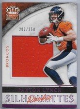 2016 Preferred Crown Royale Silhouettes Paxton Lynch Rookie Jersey Broncos /250