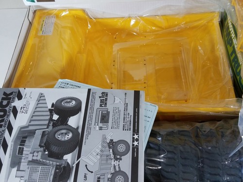Open Box Rare New Tamiya 58268 R/C 1/20 Mammoth Tipper Dump Bed Truck 4WD Belaz - Picture 12 of 12