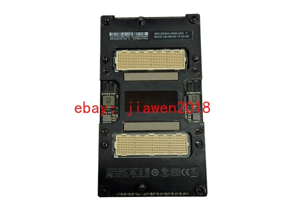 NVIDIA 699-2G503-0201-200 GV100-895-A1 TESLA V100 16GB SXM2 NVLINK PASSIVE GPU - Image 2 of 3