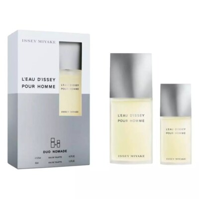 Men Issey Miyake L'Eau d'Issey Pour Homme 2pc Set 4.2 oz + 1.3 oz EDT New in Box