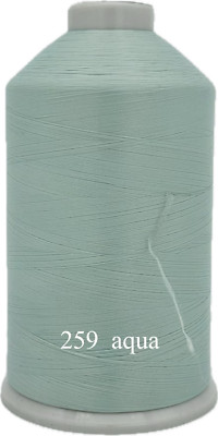 Aqua Wooly Nylon Thread - 10,000 yds