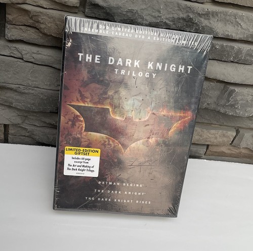 DC Comics Batman The Dark Knight Batman Begins DVD Gift Set Heath Christian Bale