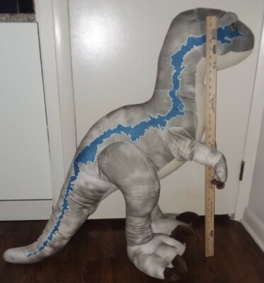Jurassic World 40” Raptor Blue Stuffed Plush Velociraptor Jumbo XL