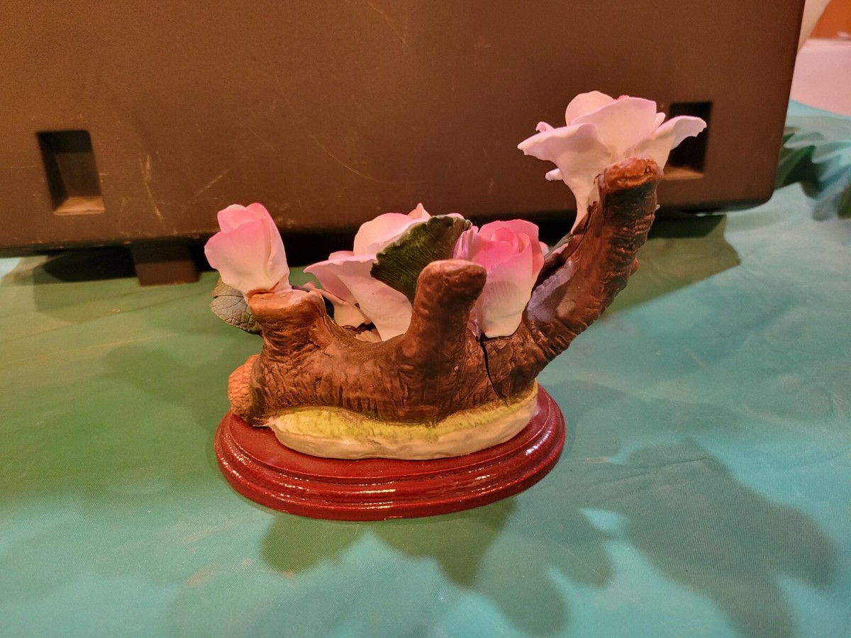 Vintage Pink Porcelain Rose | eBay
