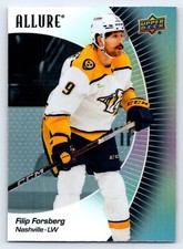 2023-24 Upper Deck Allure FILIP FORSBERG Black Rainbow Nashville Predators #4