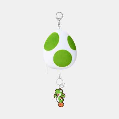 Nintendo] Key Case Yoshi's Egg Green Super Mario Yoshi From JP NEW