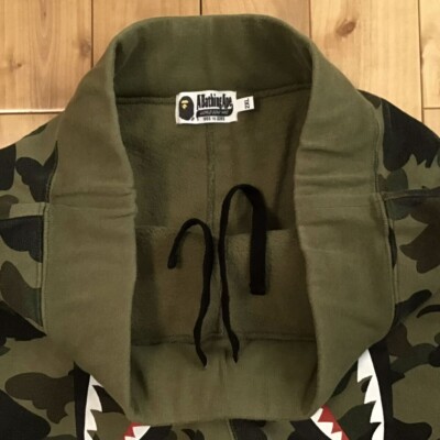 BAPE 1st camo green shark sweat pants A Bathing Ape Size 2XL | eBay