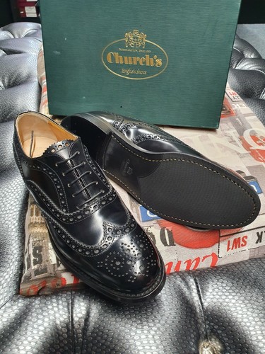 Ladies Church's Black Brogues Size 7 | eBay