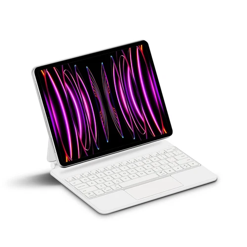 For iPad Pro M4/Air M2 2024 Stand Leather Magic Removable Backlit Keyboard Case - Picture 23 of 44