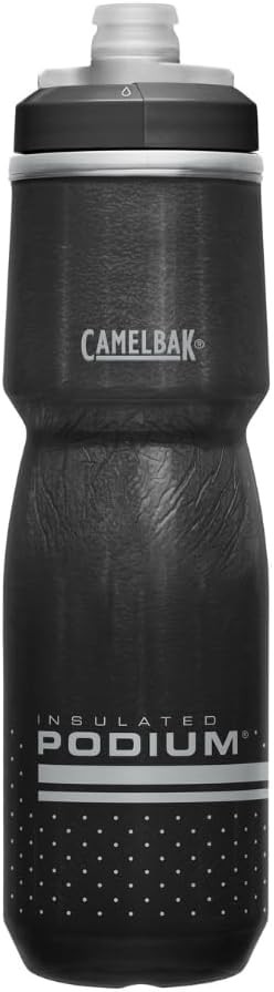 CamelBak Podium Chill Bike Insulated Squeeze Water Bottle Black, 24oz