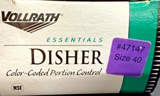 Vollrath Disher 47147 #40 3/4 Oz. Orchid (Purple) Handle NEW!